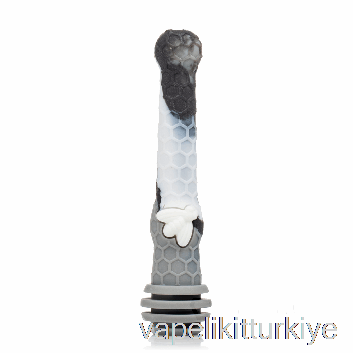 Vape Elektronik Sigara Stratus Bal Kepçe Silikon Dab Saman Mermer Gri (siyah / Gri / Beyaz)